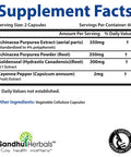 Echinacea Goldenseal 1000 Mg Immune System Support Respiratory Response Inflammatory Response Supplement120 Vegetarian Capsules