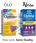 Natures Way Fortify Optima Daily Probiotic, 35 Billion, 15 Strains, Prebiotic, 60 Capsules