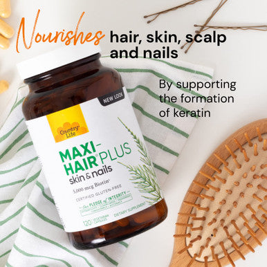 Country Life Maxi-Hair Plus Capsules 120'S