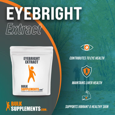 BulkSupplements Eyebright Extract Powder - Eye Bright Extract - Eye Supplements - Eyebright Herb Supplement - Eye Health Supplements for (100 Grams - 3.5 oz)