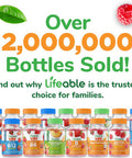 Lifeable Zinc Gummies 50Mg Great Tasting Natural Flavor Zinc Vitamins Gluten Free, Vegetarian, Gmo-Zinc Chewable For Immune Support 90 Gummies