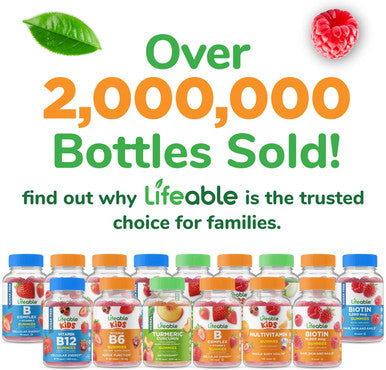 Lifeable Zinc Gummies 50Mg Great Tasting Natural Flavor Zinc Vitamins Gluten Free, Vegetarian, Gmo-Zinc Chewable For Immune Support 90 Gummies