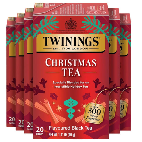 Twinings Lemon & Ginger, Caffeine-Free Herbal Tea Bags, 100 CT Box (1 Pack) | Spicy & Tangy, Ginger, Lemon Peel, Lemongrass, Blackberry Leaves, Soothe Digestion, 100 Foil Lined Individually Wrapped Bags