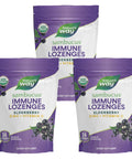 Nature'S Way Organic Sambucus Lozenge Elderberry And Zinc 24 Pieces (Pack Of 3)