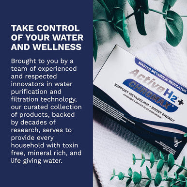 Active H2+ Chromax - Hydrogen Water Tablets Plus Chromium - Balance Your Metabolism And Activate Your Fitness With Dual Benefits Of Molecular Hydrogen And Chromium (30 Tablets)