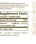 Solgar Vitamin C 1000 mg 250 Vegetable Capsules