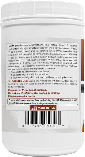 Best Naturals 100% Pure MSM Powder 1Lb