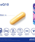 Pure Encapsulations CoQ10 120 mg - 60 Capsules