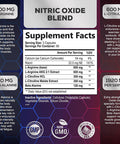 Extra Strength Nitric Oxide Supplement L Arginine 3X Strength - Citrulline Malate, AAKG, Beta Alanine - Premium Pre Workout Booster for Muscle Strength & Energy to Train Harder - 240 Veggie Capsules