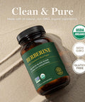Global Healing Organic Berberine (Berberina) With Ceylon Cinnamon & Black Pepper, 1200 Mg- Pure Berberine Hcl Supplement, Extra Strength Berberine Supplement & Complex For Weight Loss (60 Capsules)