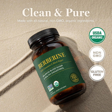 Global Healing Organic Berberine (Berberina) With Ceylon Cinnamon & Black Pepper, 1200 Mg- Pure Berberine Hcl Supplement, Extra Strength Berberine Supplement & Complex For Weight Loss (60 Capsules)