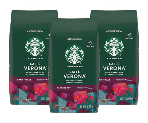 Starbucks Ground Coffee, Dark Roast Hot or Iced Coffee, French Roast, 28 oz