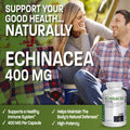 Bronson Echinacea 400mg Herbal Support - Supports Healthy Well Being & Immune System, 250 Capsules
