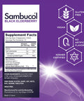 Sambucol Black Elderberry Syrup - Sambucus Elderberry Syrup, Black Elderberry Liquid, Immune Support, Elderberry Syrup For Kids And Adults, High Antioxidants, Gluten - Original Formula, 4 Fl Oz