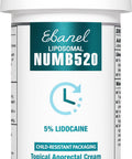 Ebanel 5% Lidocaine Numbing Cream Pain Relief Burn Itch Numb Cream 4.9Oz