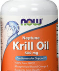 Now Foods Neptune Krill Oil 500Mg(2-pack)120 softgels
