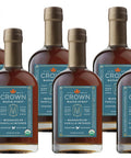 Crown Maple Certified Organic Madagascar Vanilla Infused Maple Syrup, Pure, Gluten Free, No Preservatives, Non-GMO Pairs well with Pancakes, Coffee, Cocktails & Brunch, 12.7 Fl Oz (Pack of 1)