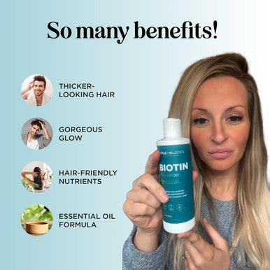 Biotin Shampoo And Conditioner Set - Sulfate & Paraben Shampoo And Conditioner With Biotin And Peppermint For All Hair Types - Volumizing Hair Care Set