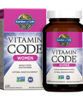 Garden Of Life Multivitamin For Women, Vitamin Code Women'S Multi - 120 Capsules, Whole Food Womens Multi, Vitamins, Iron, Folate Not Folic Acid & Probiotics For Womens Energy, Vegetarian Supplements
