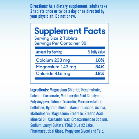 Slow-Mag Slowmag Muscle Heart Magnesium Chloride With Calcium Supplement To Support Muscle Relaxation Occasional Muscle Cramping & Heart Health High Absorption 60 Count