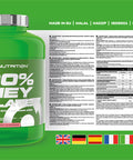 Scitec Nutrition 100% Whey Isolate Pure Protein Power with BCAAs Glutamine & Arginine Sugar & Gluten Free Formula, 1816 g, Strawberry