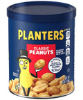 PLANTERS Sea Salt & Vinegar Peanuts (8 ct Pack, 6 oz Canisters)