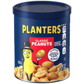 PLANTERS Sea Salt & Vinegar Peanuts (8 ct Pack, 6 oz Canisters)