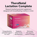 Theralogix TheraNatal Lactation Complete Postnatal Vitamin Supplement - 13-Week Supply - Breastfeeding Supplement for Women - NSF - 182 Tablets & 91 Softgels
