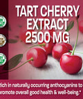 Bronson Tart Cherry Extract 2500 Mg Vegetarian Capsules With Antioxidants And Flavonoids Non-Gmo, 180 Count
