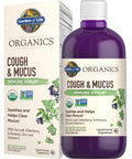 Garden of Life Organics Elderberry Zinc Immune Support For Adults And Kids 12 And Older Organic Cough & Mucus Immune Syrup With Ivy Leaf Vitamin C And EUSAcea No Added Sugars 5 Fl Oz
