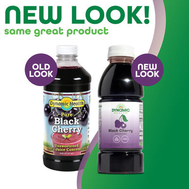 Dynamic Health Laboratories Pure Black Cherry Juice Unsweetened 16 fl oz (473 ml)