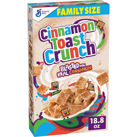 Cinnamon Toast Crunch Breakfast Cereal Cup, Single Serve Cereal, 2 oz (Pack of 12)