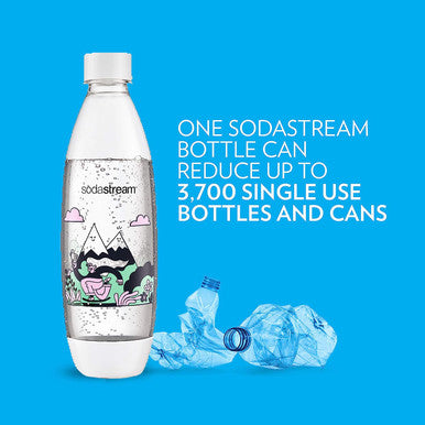 SodaStream Earth Day Variety Pack Bottle, 1L, Black