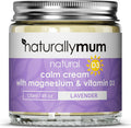 Naturallymum NaturallyMum - Calm Cream with Magnesium and Vitamin D3 [120ml] - Magnesium and Vitamin D Lotion - Magnesium D3 Cream - Calming Cream Magnesium and Vitamin D - Turmeric & Arnica Cream - Lavender