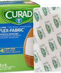 Curad Flex-Fabric Adhesive Bandages X-Large 2x4 50 Count