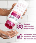 Lubriderm Advanced Therapy Body Wash, Unscented Nourishing Cleanser With Pro-Ceramide, Vitamin E & Pro-Vitamin B5 Gently Cleanses Itchy, Dry Skin, Fragrance , Hypoallergenic, 16 Fl. Oz