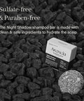 Arencia Night Shadow Biotin Shampoo Bar For Regrowth & Hair Loss, Darkening, Gray Hair Strengthening & Volumizing Normal To Oily Hair Vegan, Natural, Ph Balanced, Sulfate