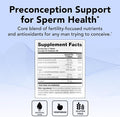Theralogix ConceptionXR Reproductive Health Formula - Men's Preconception Vitamins for Fertility Support - Male Fertility Supplements for Sperm Health - NSF - 180 Tabs (90-Day Supply)