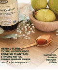 Flora RespirEssence Natural Lung Breath Aid Natural Blend of Thyme Licorice Root and Stinging Nettle Vegan and GlutenFree 17fl. oz. Glass Bottle