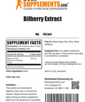 BulkSupplements Bilberry Extract Powder - Eye Supplements - Antioxidants Supplement - Bilberry Extract for Eyes - Antioxidant Powder - Bilberry Supplement (1 Kilogram - 2.2 lbs)