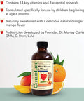 CHILDLIFE ESSENTIALS Multi Vitamin & Mineral, Natural Orange/Mango Flavor - Gluten Free, Alcohol Free, Casein Free, Non-GMO - 8 fl. oz (Pack of 3)
