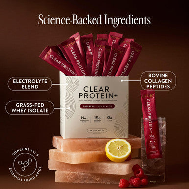 Arrae Clear Protein Natural Protein Supplement Smooth Texture Easy to Mix 14 Servings Clean Formula with Electrolytes