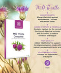 Healthspan Milk Thistle Complete | 120 Tablets | 50mg Milk Thistle Extract | B Vitamins | Calcium | Choline |