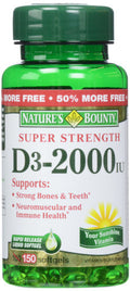 Nature's Bounty D 2000 Iu Softgels 150 Count