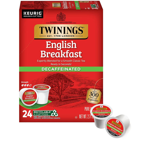 Twinings Sleep Herbal Tea K-Cup Pods for Keurig, 24 CT Box (Pack of 1) | Formerly Nightly Calm, Relaxing Camomile, Spearmint & Lemongrass, Caffeine-Free, For Single-Serve Brewers, Enjoy Hot or Iced