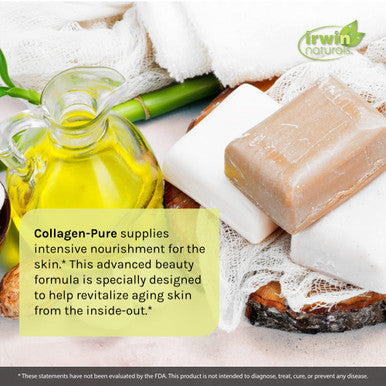 Irwin Naturals Deep Tissue Collagen-Pure - 80 Liquid Softgels - Intense Nourishment For The Skin - 2,000 Mg Of Hydrolyzed Collagen - 16 Total Servings