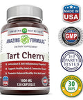 Amazing Formulas Tart Cherry Extract Capsules (Non-Gmo,Gluten Free) - Antioxidant Support - Promotes Joint Health & A Proper Uric Acid Level Balance (1000 Mg, 120 Count (Pack Of 3))