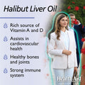 Halibut Liver Oil - 90 Capsules
