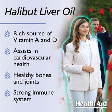 Halibut Liver Oil - 90 Capsules