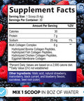 Built Nature Collagen Powder, Hydrolyzed Type 1 & 3 Peptides, Grass-Fed Multi Collagen Complex Supplement, Healthy Hair, Skin, Nails, Bones & Joints, Keto & Paleo Friendly, Non-Gmo, Berry Flavor 30 Servings